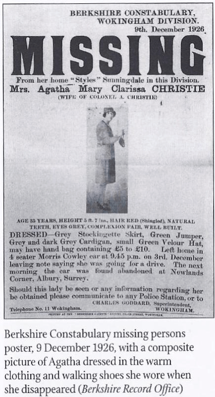 Police Missing Persons poster